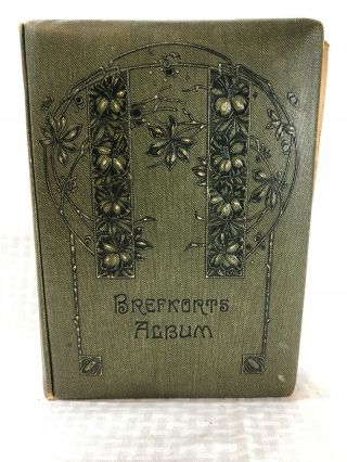 Early 1900’s Vintage Photo Album Full Of 200 Early 1900’s Post Cards