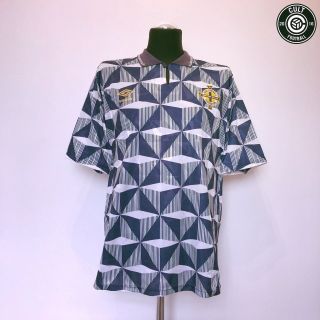 Northern Ireland Vintage Retro Umbro Away Football Shirt (l) 1990/93