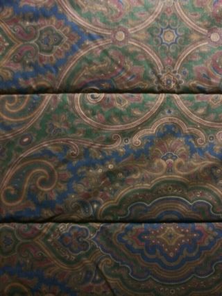 Vintage Ralph Lauren Elizabeth Paisley Twin Comforter, 7
