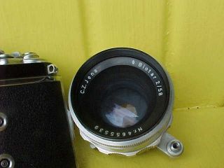 Vintage EXAKTA VXlla 35mm Camera,  LENS ZEISS/JENA Biotar 58mm f/2 Dresden 2