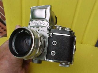 Vintage EXAKTA VXlla 35mm Camera,  LENS ZEISS/JENA Biotar 58mm f/2 Dresden 8