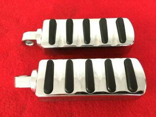 Harley Stealth Footpegs 50359 - 04 Pegs Passenger Highway Softail Dyna 1a