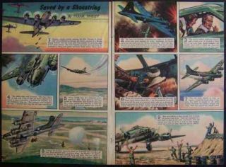 Frank Tinsley 1944 Flying Fortress Wwii Comic Strip