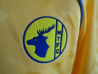 MANSFIELD TOWN 1990 RIBERO Home Shirt LARGE ADULTS Rare Old Vintage 6