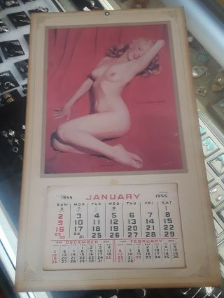 Vintage 1955 Marilyn Monroe Golden Dreams Calendar