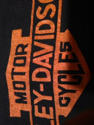 True Vintage 1980s Harley Davidson Eagle Santa Cruz California Tshirt 6