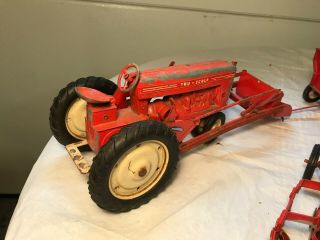 Vintage Tru Scale Tractor Farm Toys - - Rare 6 Piece Matched Set 5