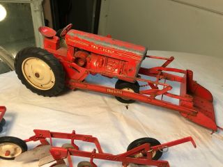 Vintage Tru Scale Tractor Farm Toys - - Rare 6 Piece Matched Set 6