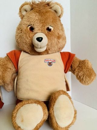 Vintage 1984 - 1985 2 Teddy Ruxpin with 3 books & tapes Bear in 7