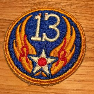 Wwii 13th Us Air Force Pacaf Hawaii Military Patch
