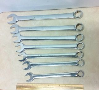 Vtg Snap - On Oex Wrench Set Sizes 1 1/4 " To 13/16 " Oex 40,  36,  34,  32,  30,  28,  26