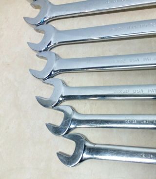 Vtg SNAP - ON OEX Wrench Set Sizes 1 1/4 