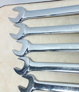 Vtg SNAP - ON OEX Wrench Set Sizes 1 1/4 