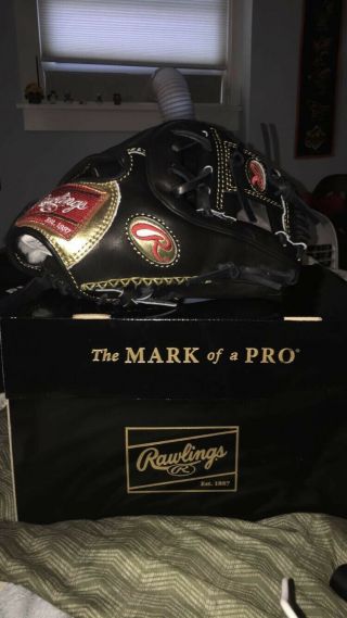 Rawlings Mark Of Pro Gold 11.  5 " Baseball Glove Rare