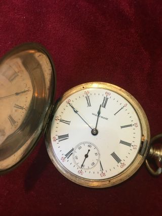 Vintage/antique Waltham Grade 610,  16 Size,  1908,  Model 1908 Hunting Case Watch