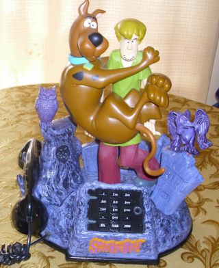 Vintage Scooby Doo Old School Telephone Animated Makes Sounds & Movement 2000