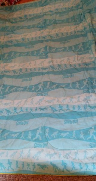 Vintage 1998 Dan River Scooby - Doo & Gang Twin Size Bed Comforter Blanket 5