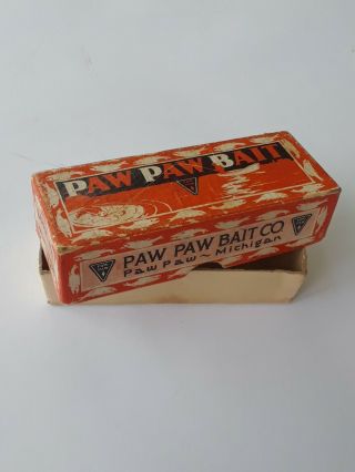 Paw Paw Bait Empty Two - Piece Fishing Lure Box Paw Paw Bait Co.  Paw Paw,  Michigan