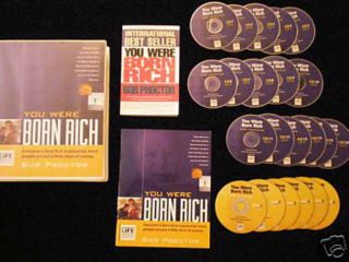 Bob Proctor You Were Born Rich 6 DVD,  15 CD (MSRP $595) SAVE $250 RARE 3