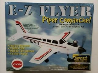 Rare Vintage Cox 4080 E - Z Flyer Piper Comanche,  Control Line Model Airplane Kit