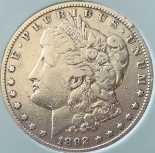 Carson City 1892 Cc Morgan Silver Dollar Very Rare Estate Key Date