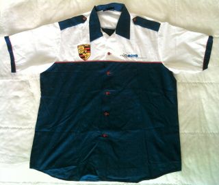 Vintage Porsche Rohr Motorsport Team Shirt Size: Xl