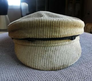 Vintage Ringo Starr Beatles Corduroy Hat Cap As In Hdn Scene From 1965 Ex.  Cond.