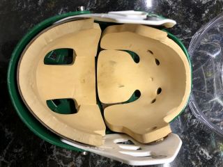 Vintage Cooper SK 2000 Large Green Ice Hockey helmet w/ ITECH Face Shield Canada 7