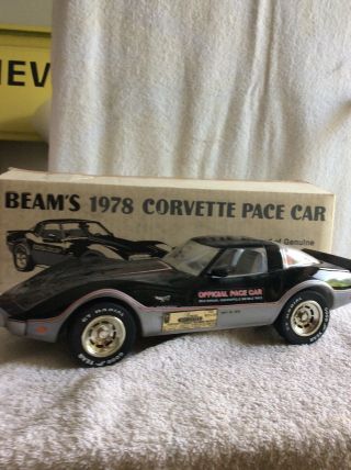 Vintage Jim Beam 1978 Corvette Pace Car Decanter Still