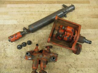 Vintage Case 530 Tractor Power Steering Assembly Pump Valve Cylinder