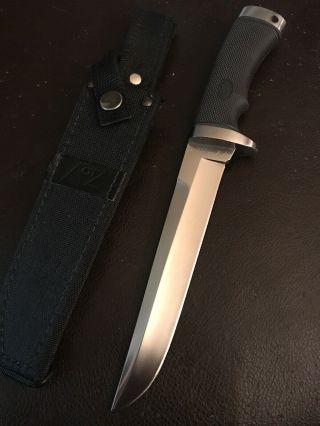 Vintage Katz Knife Fixed Blade Seki Japan Large Rare Xt80 Steel