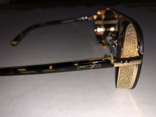 Womens/mens Pre - Owned Jimmy Choo Mirror Vintage Retro Oversized Round Sunglasses