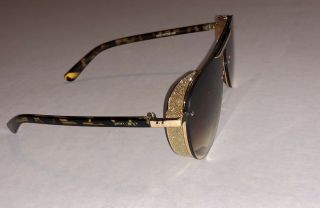 Womens/Mens Pre - owned JIMMY CHOO Mirror Vintage Retro Oversized Round Sunglasses 4