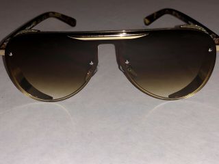Womens/Mens Pre - owned JIMMY CHOO Mirror Vintage Retro Oversized Round Sunglasses 6