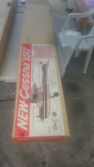 Model Airplane Kit 116 Midwest Products Vintage 1960s Cessna 150