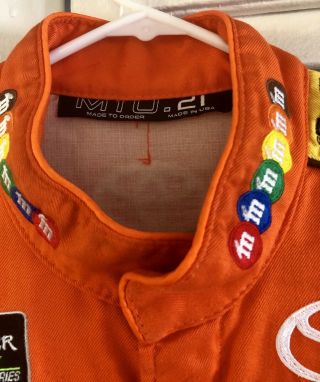 Kyle Busch M&M’s Race Firesuit Extremely Rare With Pit Crew Simpson  11