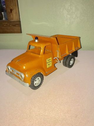 Vintage Tonka State Hi - Way Dept.  Dump Truck Toy Mound Minnesota