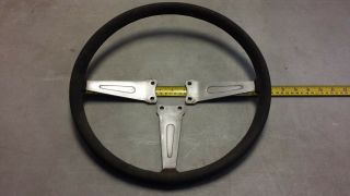 Vintage Split Hub 3 Spoke Steering Wheel Classic Mgb Porsche Vw Empi Rat Rod