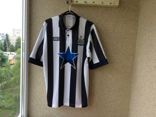 Newcastle United Home Football Shirt 1993/1995 Jersey Xl Asics Vintage Soccer