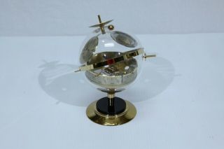 Vintage Hoffritz 1970 S Atomic Age Sputnik Weather Station Barometer Hygrometer