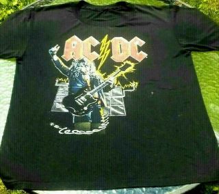 Vintage Ac/dc Who Made Who 1986 Concert Shirt - Authentic True Vintage