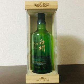 Suntory Hakushu 18 Years Limited Edition Empty Bottle With Wooden Box Very Rare