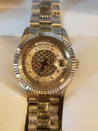 Croton Automatic Watch 25 Jewels Swiss Made Limited Edition Of 999.  10 Atm.  Rare
