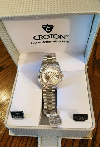 Croton automatic watch 25 jewels Swiss made limited edition of 999.  10 ATM.  Rare 7