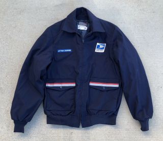 Vintage Usps Letter Carrier Mailman Post Office Lined Thinsulate Jacket