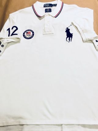 Vintage Ralph Lauren 2012 Us Olympic Team London Polo Shirt Size Xxl No Tag