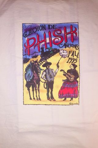 Vintage 1995 Phish Fall Tour T Shirt Dead Stock Size Xl Nwot Jim Pollock