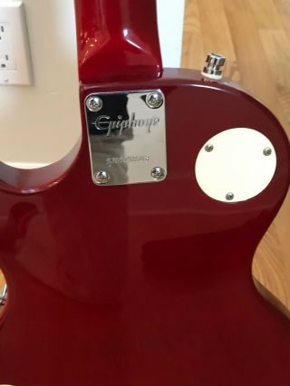Epiphone Les Paul 100 Vintage Cherry Sunburst Electric Guitar 5