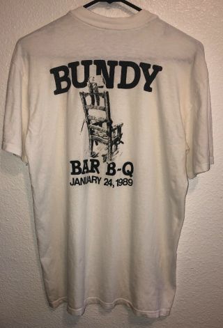 Vintage Ted Bundy T Shirt Serial Killer Charles Manson