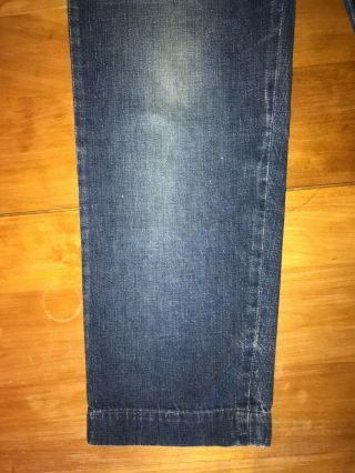 Vintage LEVI ' S Western Wear 1950’s High Waisted Light Denim Jeans size 25 or 26 4